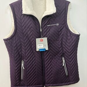 Free Country Deep Thistle Reversible Quilted‎ Vest